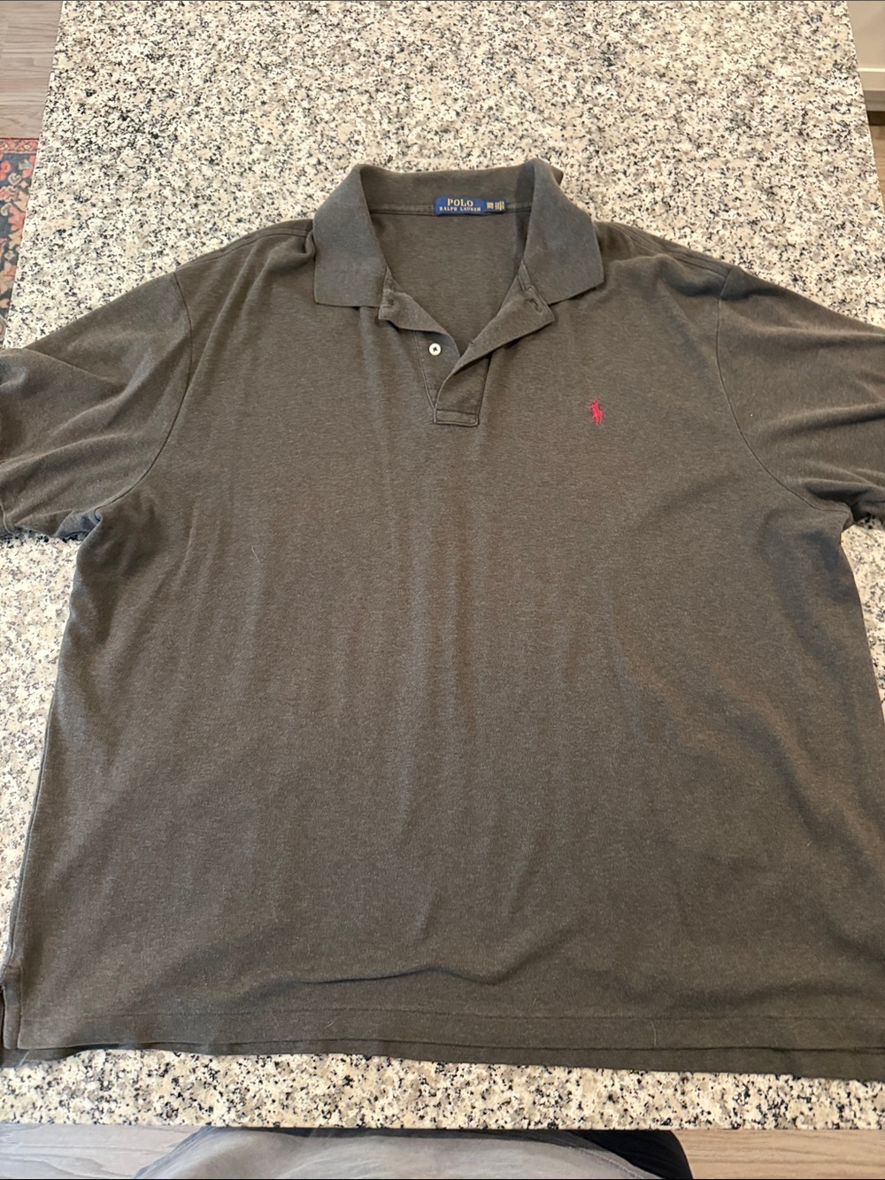 Polo by Ralph Lauren Olive Polo Shirt with Red Pony